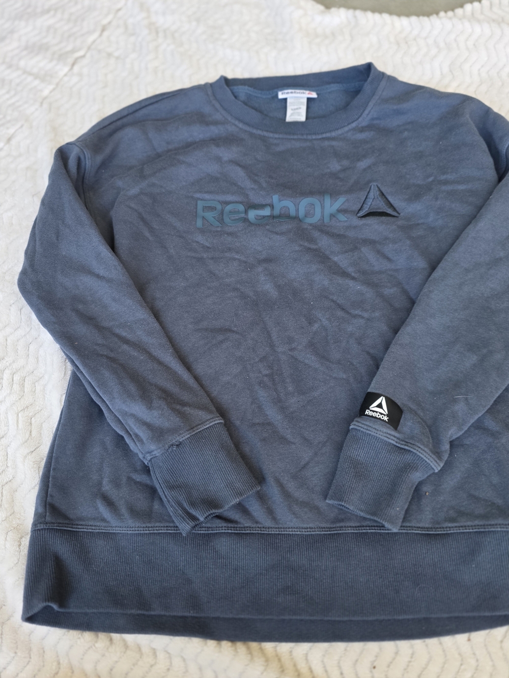 Reebok Dark Charcoal Blue Crewneck Sweatshirt